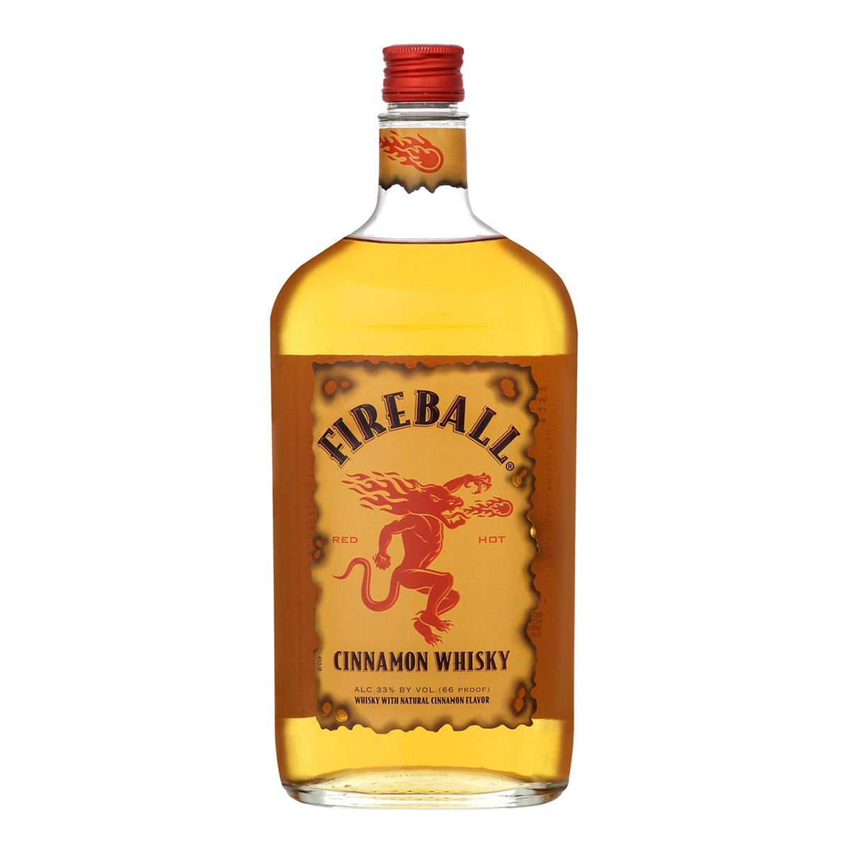 Fireball Whisky natural Cinnamon 1 Liter 33%vol.