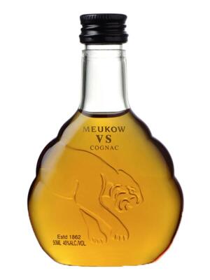 Meukow V.S. Cognac Mini Pet 40%vol. 0,05 Liter
