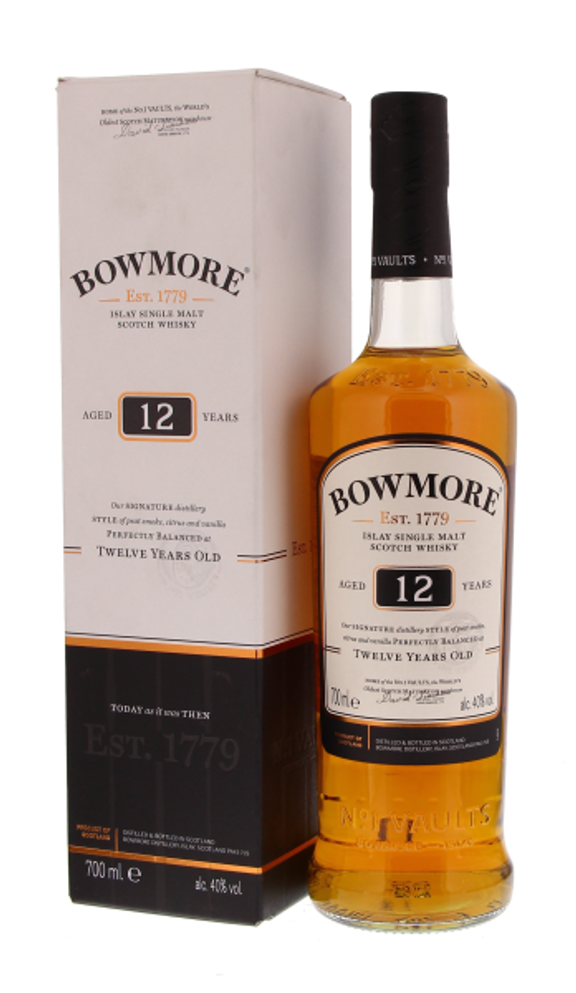 Bowmore 12 years set 0.7 liters 40% vol.
