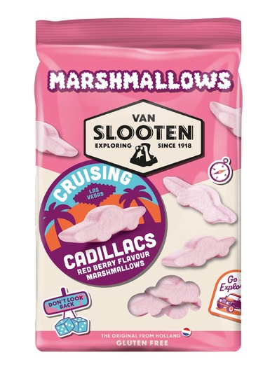Van Slooten Cadillacs Marshmallows 250g Van Slooten Cadillacs Marshmallows 250g