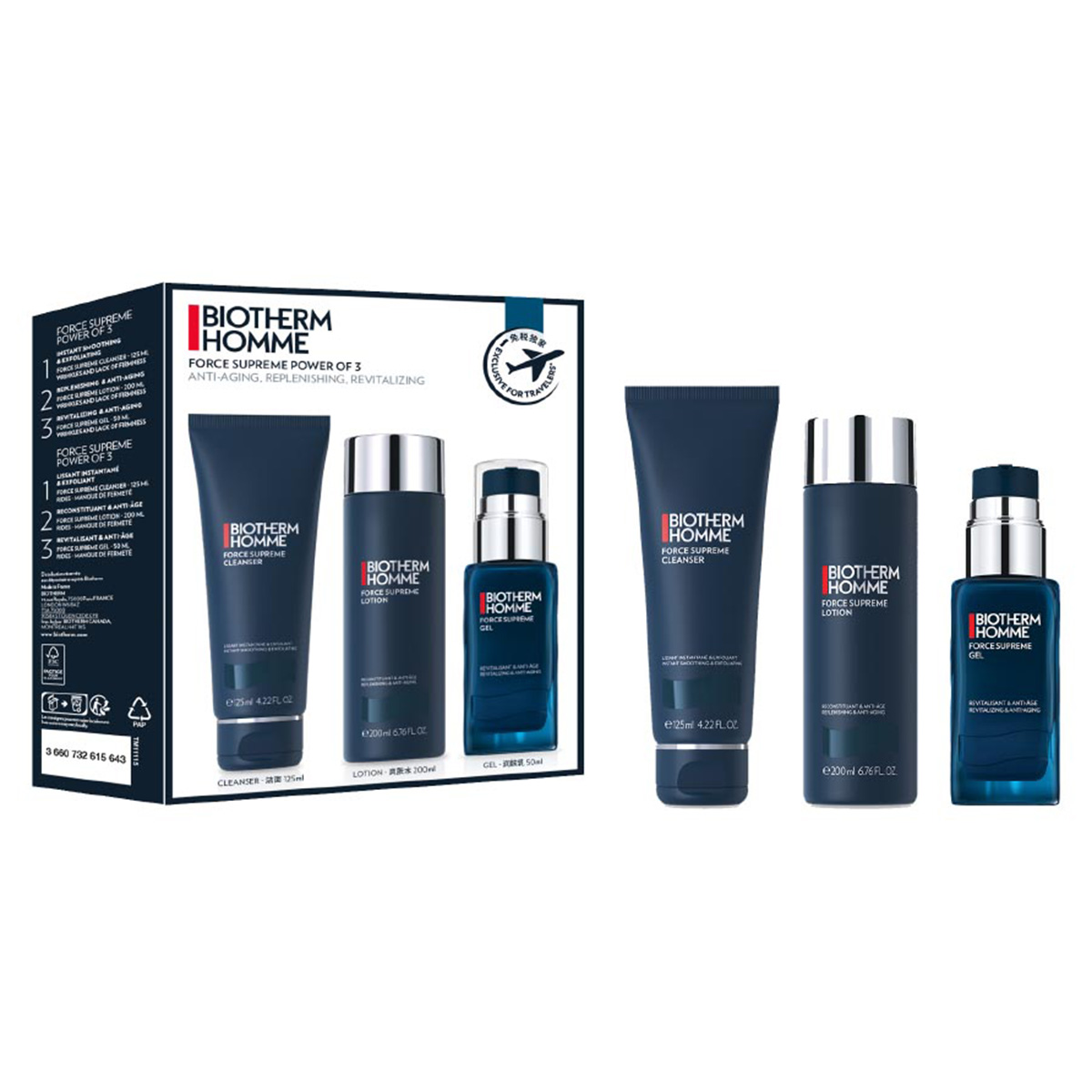 Biotherm Homme Force Supreme Men's Care Set 375ml