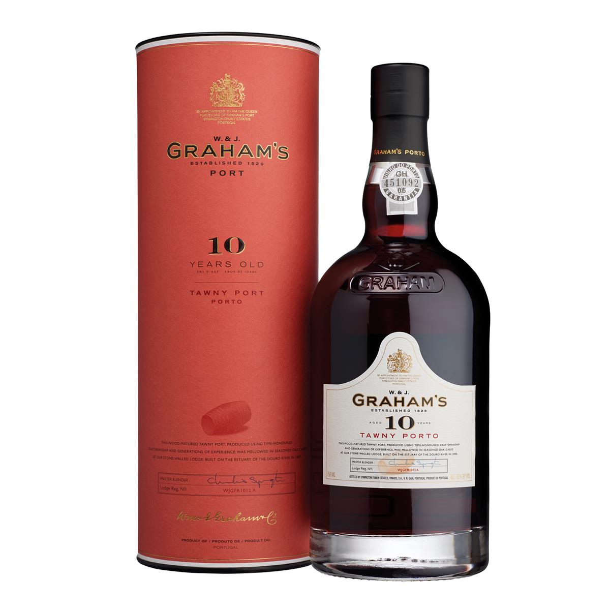 Graham's 10 Years Tawny Port 0,75 Liter 20%vol. Graham's 10 Years Tawny Port 0,75 Liter 20%vol.