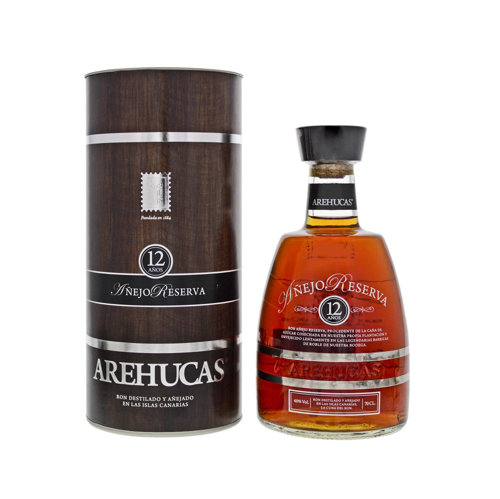 Arehucas Anejo Reserva 12 Jahre 40%vol. 0,7 Liter Arehucas Anejo Reserva 12 Jahre 40%vol. 0,7 Liter