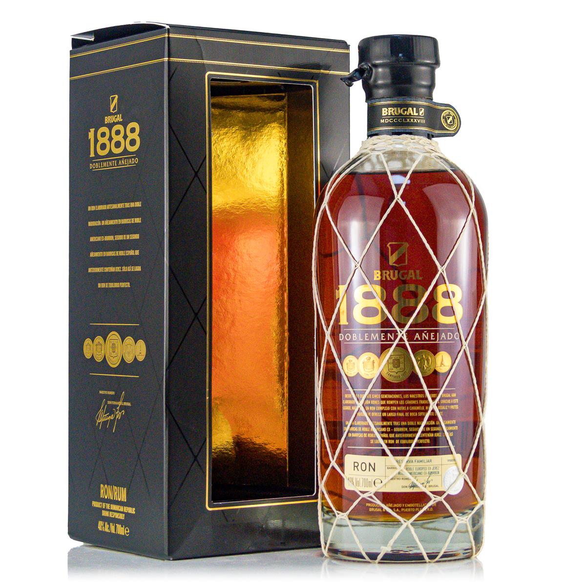 Brugal 1888 Gran Reserva 0,7 Liter 40%vol. Brugal 1888 Gran Reserva 0,7 Liter 40%vol.