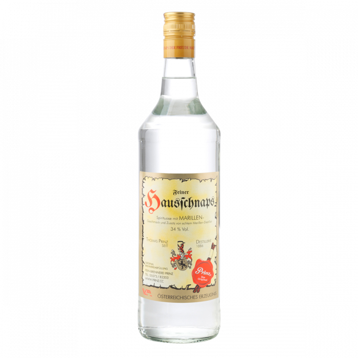 Prinz Hausschnaps Marille 34%vol. 1 Liter Prinz Hausschnaps Marille 34%vol. 1 Liter