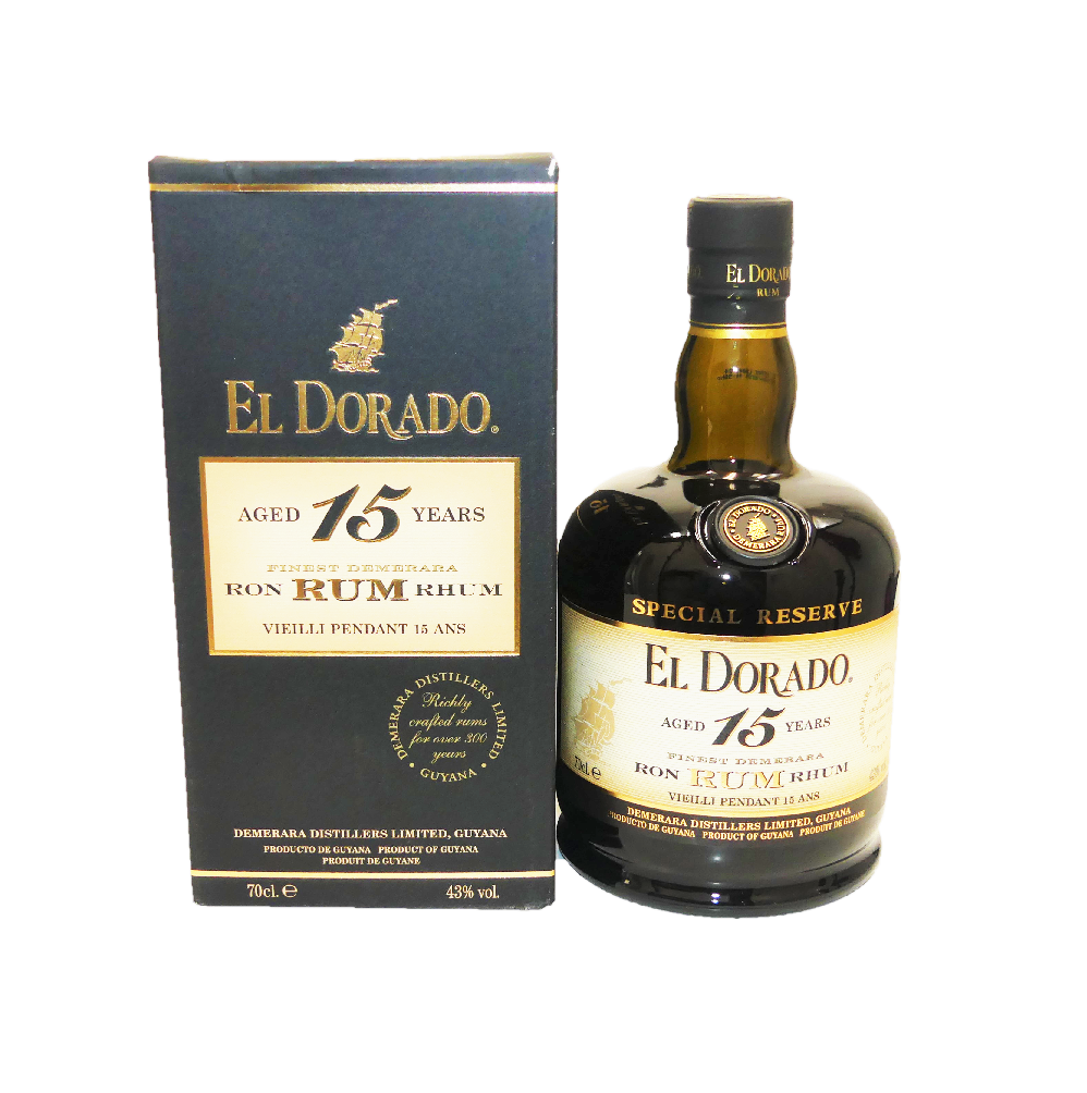 El Dorado 15 Years Special Reserve 43%vol. 0,7 Liter El Dorado 15 Years Special Reserve 43%vol. 0,7 Liter