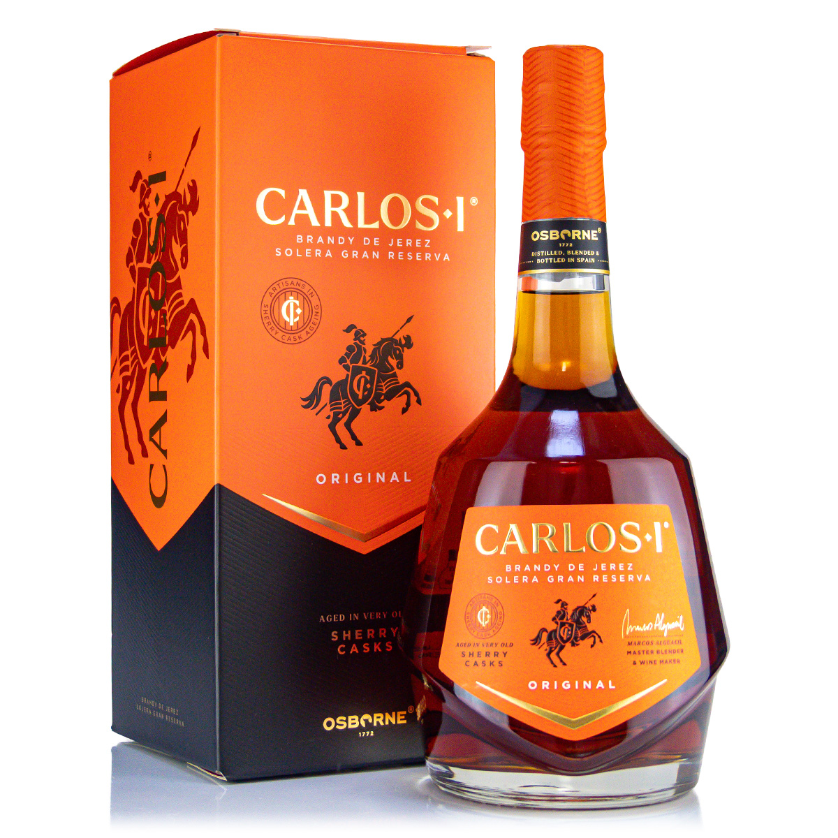 Carlos I Brandy de Jerez 1 Liter 40% vol.