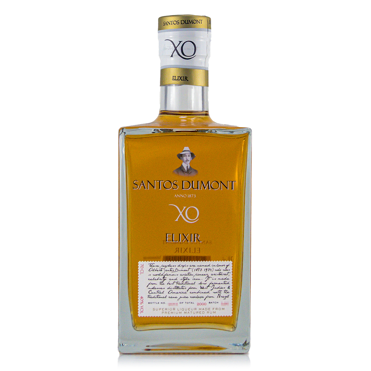 Santos Dumont Elixir Rumlikör 40%vol. 0,7 Liter