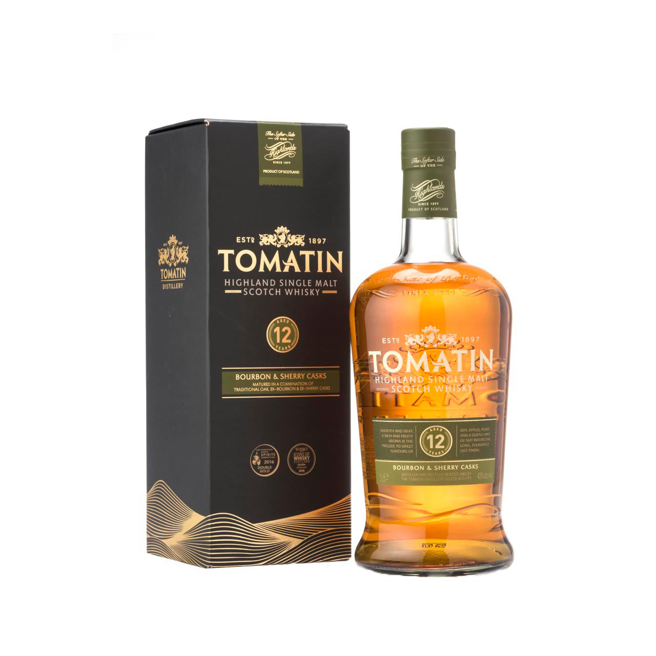 Tomatin 12 years 1 liter 43% vol. Tomatin 12 years 1 liter 43% vol.