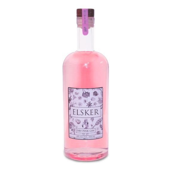 Elsker Dry Pink Gin 1 Liter 40%vol.