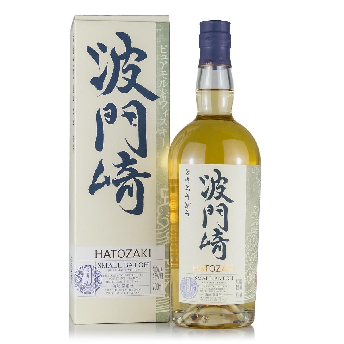 Hatozaki Small Batch Japanese Pure Malt Whisky 46%vol. 0.7Liter Hatozaki Small Batch Japanese Pure Malt Whisky 46%vol. 0.7Liter