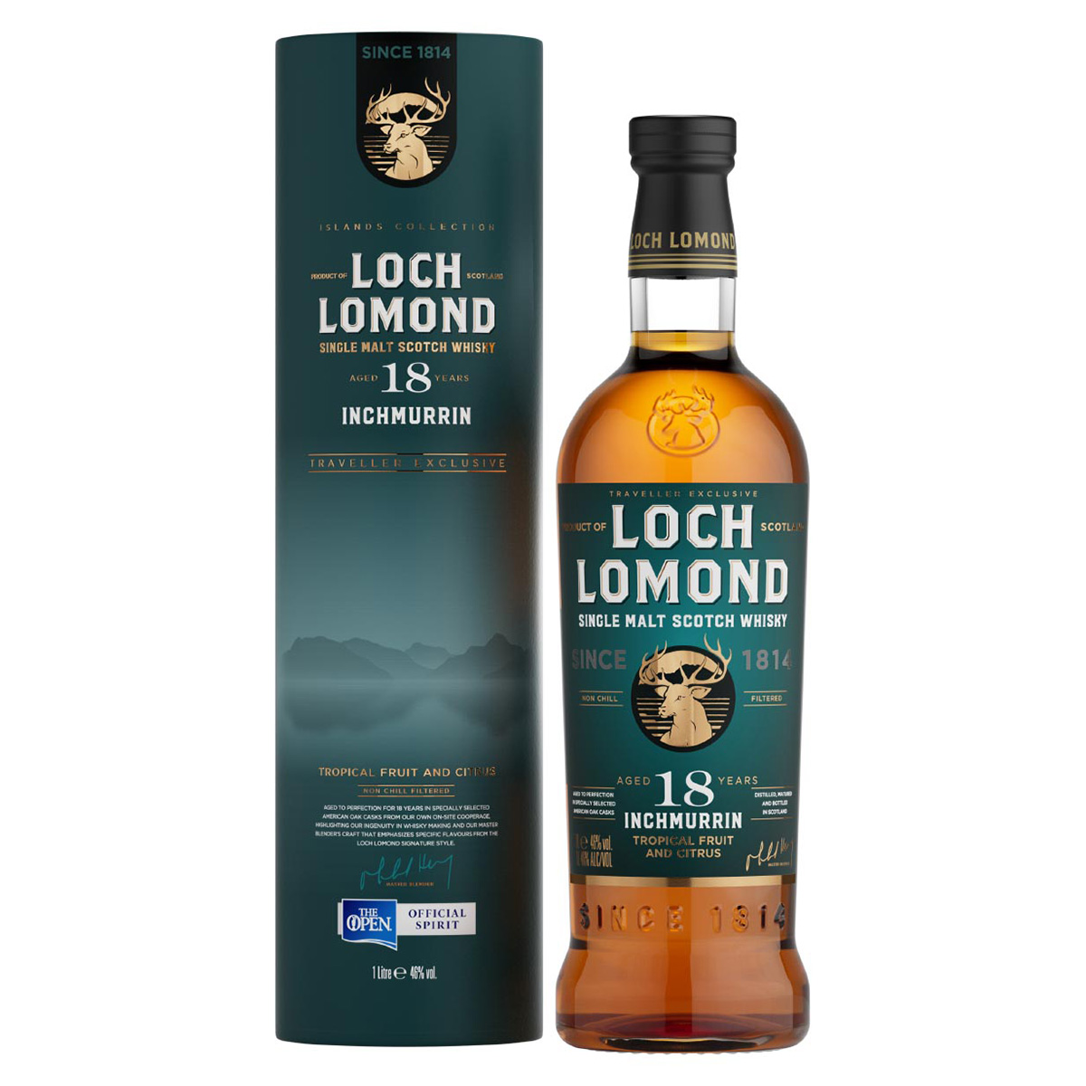 Loch Lomond 18 Years Inchmurrin Single Malt Scotch Whisky 46%vol. 1 Liter