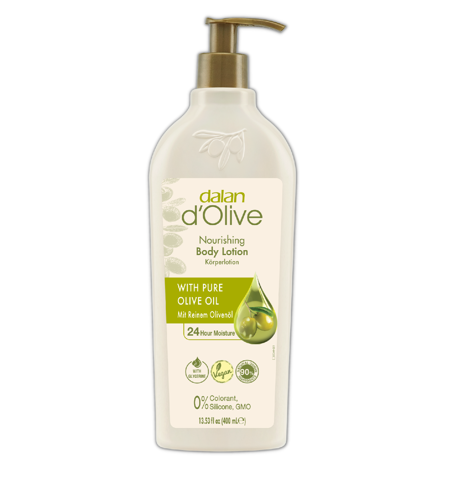 Dalan d Olive Bodylotion pump dispenser 400ml Dalan d Olive Bodylotion pump dispenser 400ml