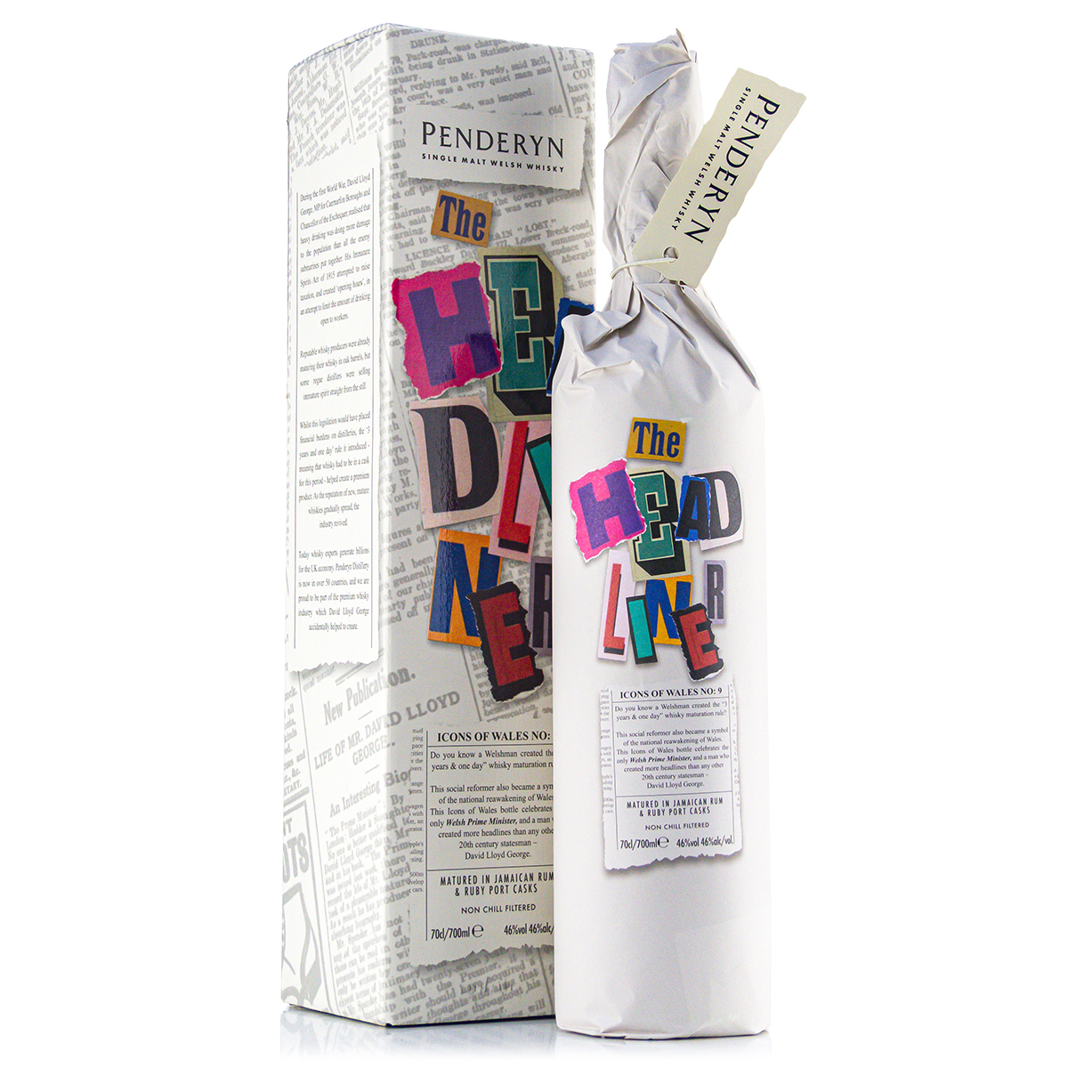 Penderyn The Headliner 46%vol. 0,7 Liter