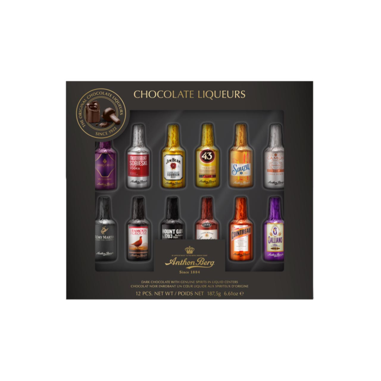 Anthon Berg Chocolate Liqueurs 12 pcs. 187g