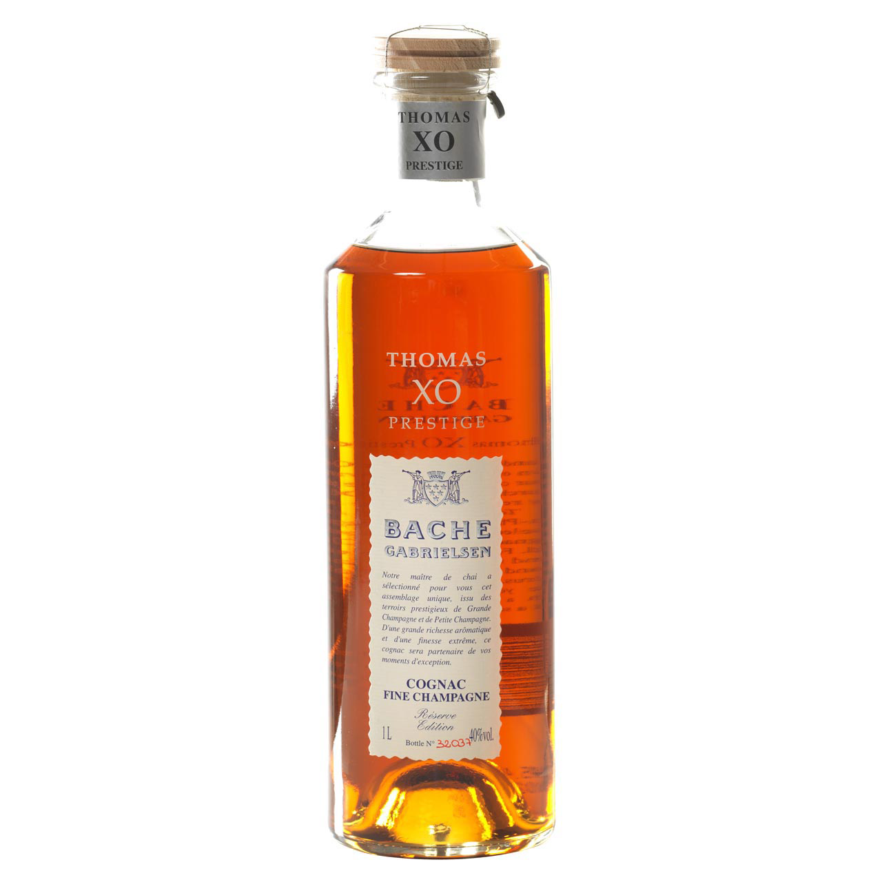 Bache Gabrielsen Thomas XO Prestige Reserve Edition 1 Liter 40%vol. Bache Gabrielsen Thomas XO Prestige Reserve Edition 1 Liter 40%vol.
