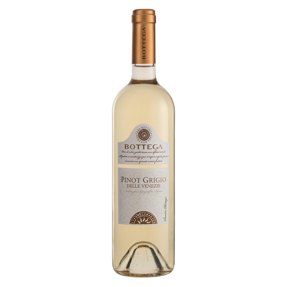 Bottega, Pinot Grigio, Veneto, dry, white 12%vol. 0.75Liter Bottega, Pinot Grigio, Veneto, dry, white 12%vol. 0.75Liter