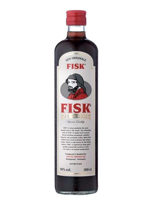 Fisk Classic Lakritz Vodka Shot 30% 1 Liter