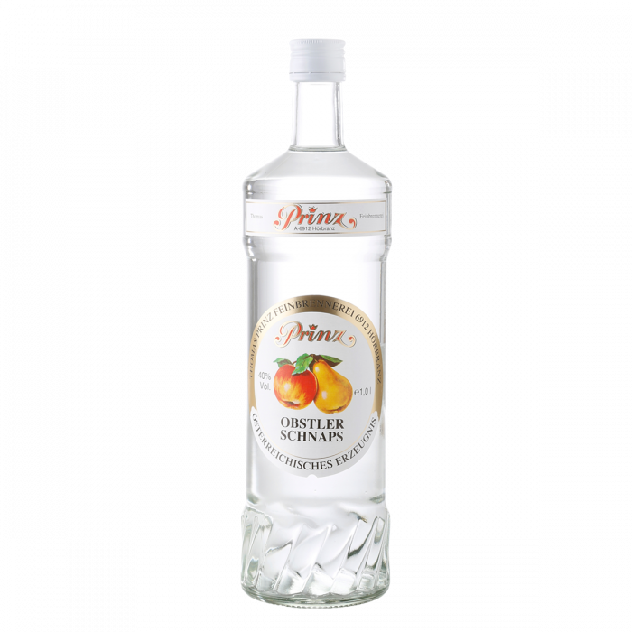 Prinz Obst Schnaps The traditional 40%. 1 liter Prinz Obst Schnaps The traditional 40%. 1 liter