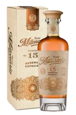 Ron Millonario 15 Years Solera Reserva Especial Rum 40%vol. 0.7 Litre