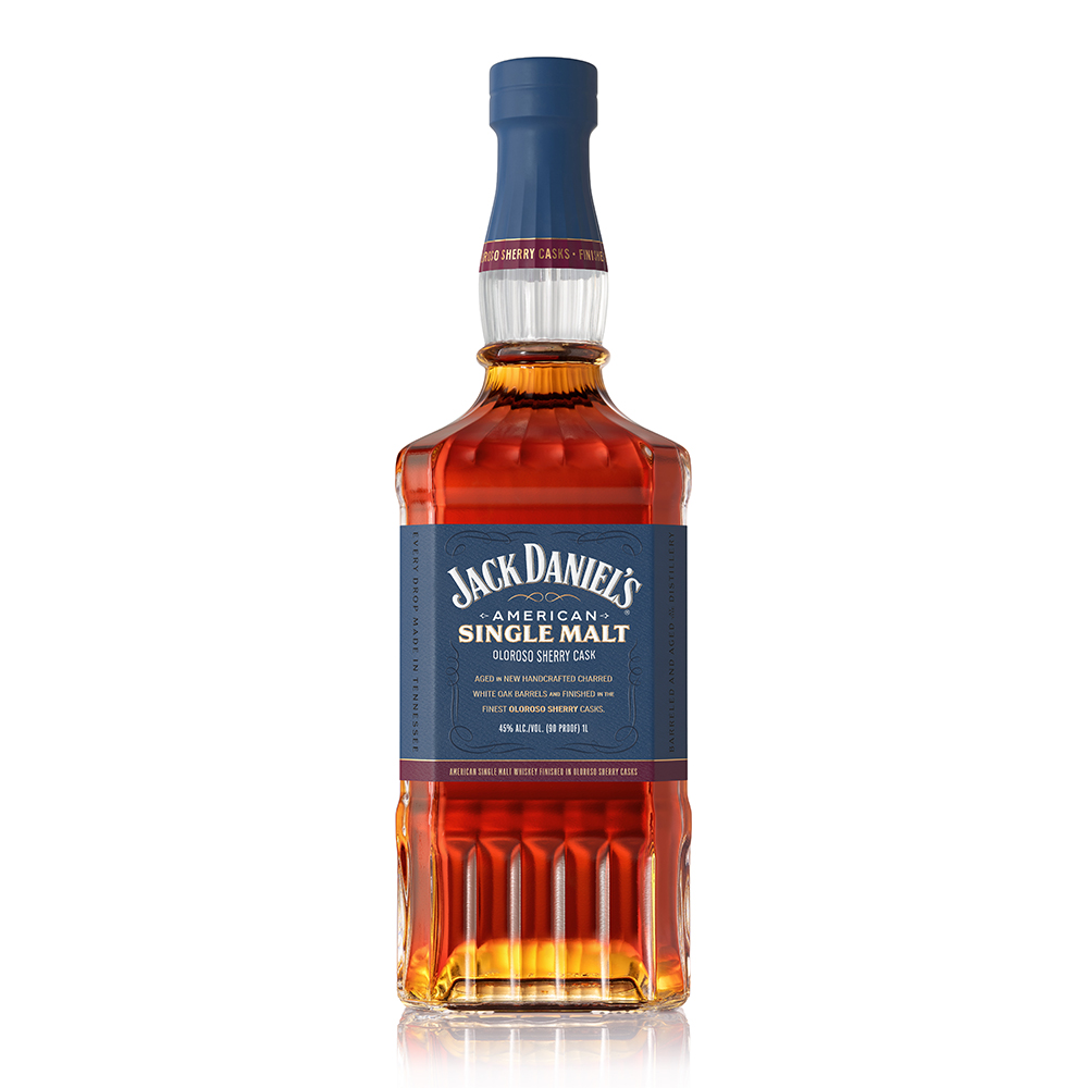 Jack Daniels 2023 American Single Malt Oloroso Sherry Cask Whiskey 1 Liter 45%vol. Jack Daniels 2023 American Single Malt Oloroso Sherry Cask Whiskey 1 Liter 45%vol.