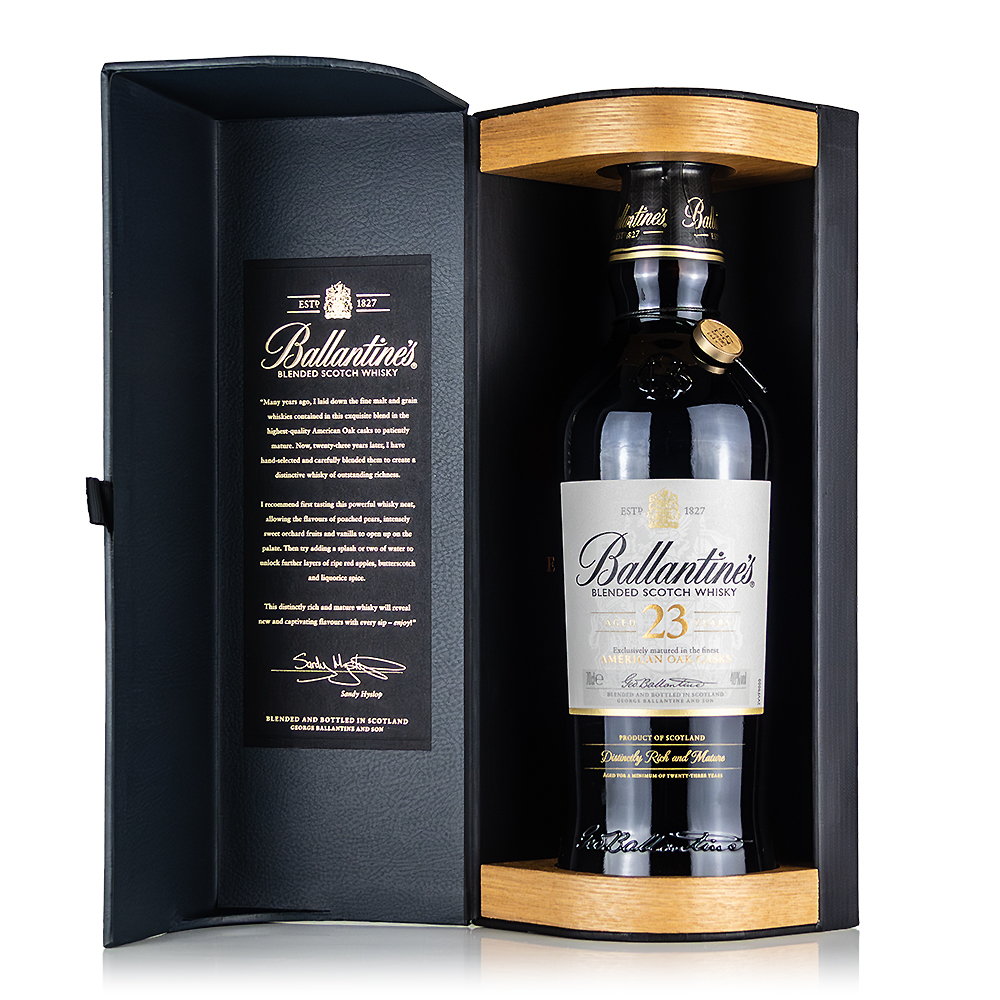 Ballantines 23 Jahre American Oak 0,7 Liter 40%vol. Ballantines 23 Jahre American Oak 0,7 Liter 40%vol.