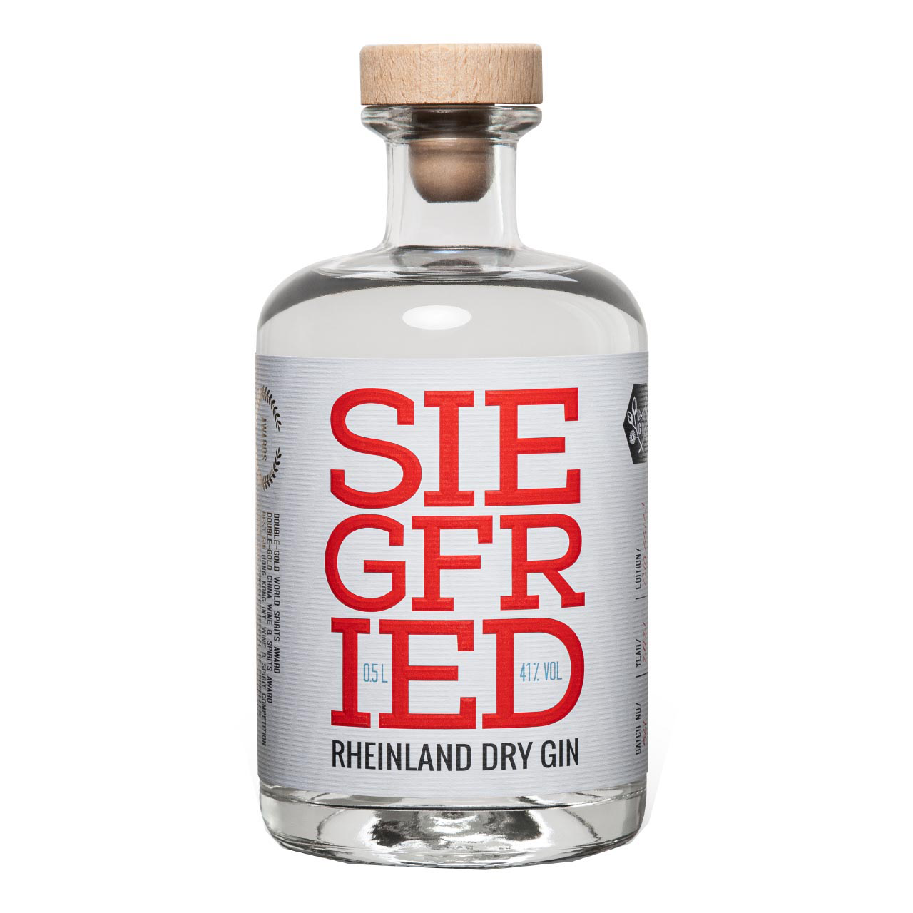 Siegfried Rheinland Dry Gin 41%vol. 0,5 Liter Siegfried Rheinland Dry Gin 41%vol. 0,5 Liter