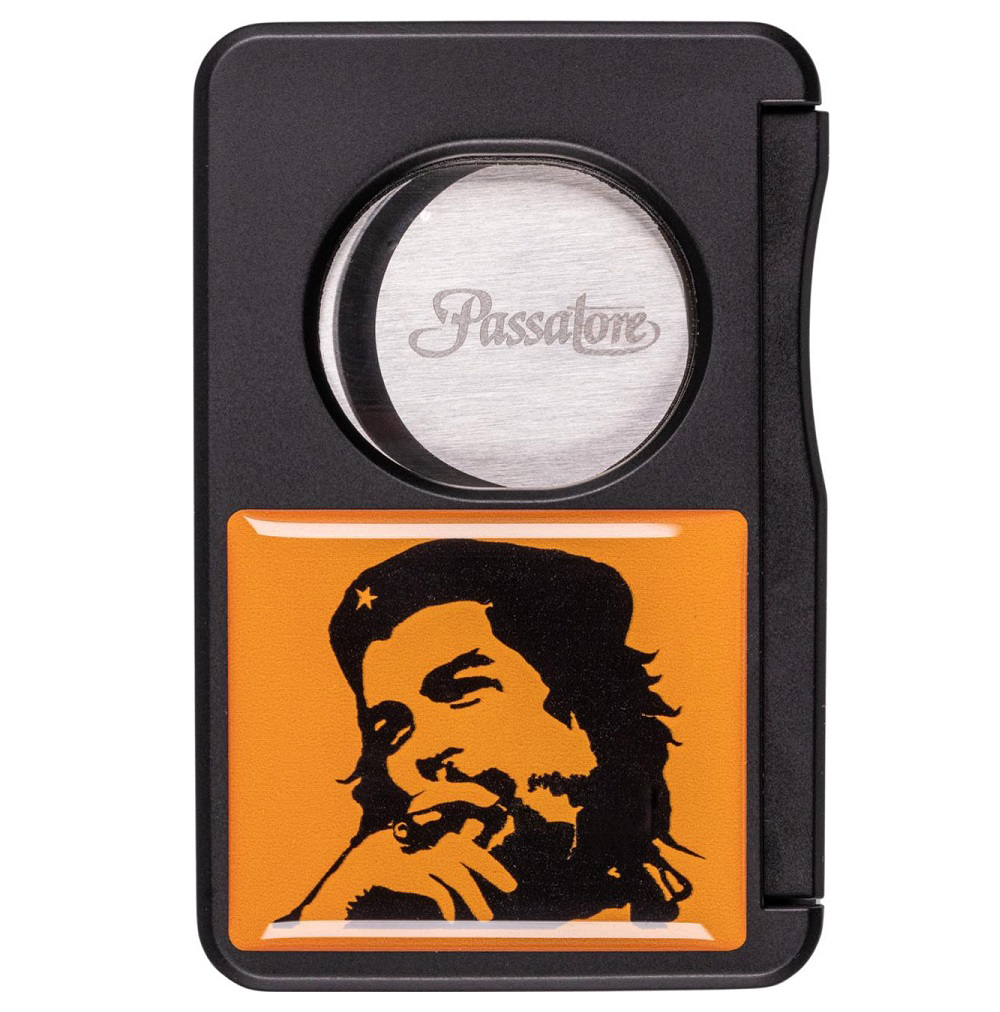 PASSATORE cigar cutter metal "Che" , 23mm cut PASSATORE cigar cutter metal "Che" , 23mm cut