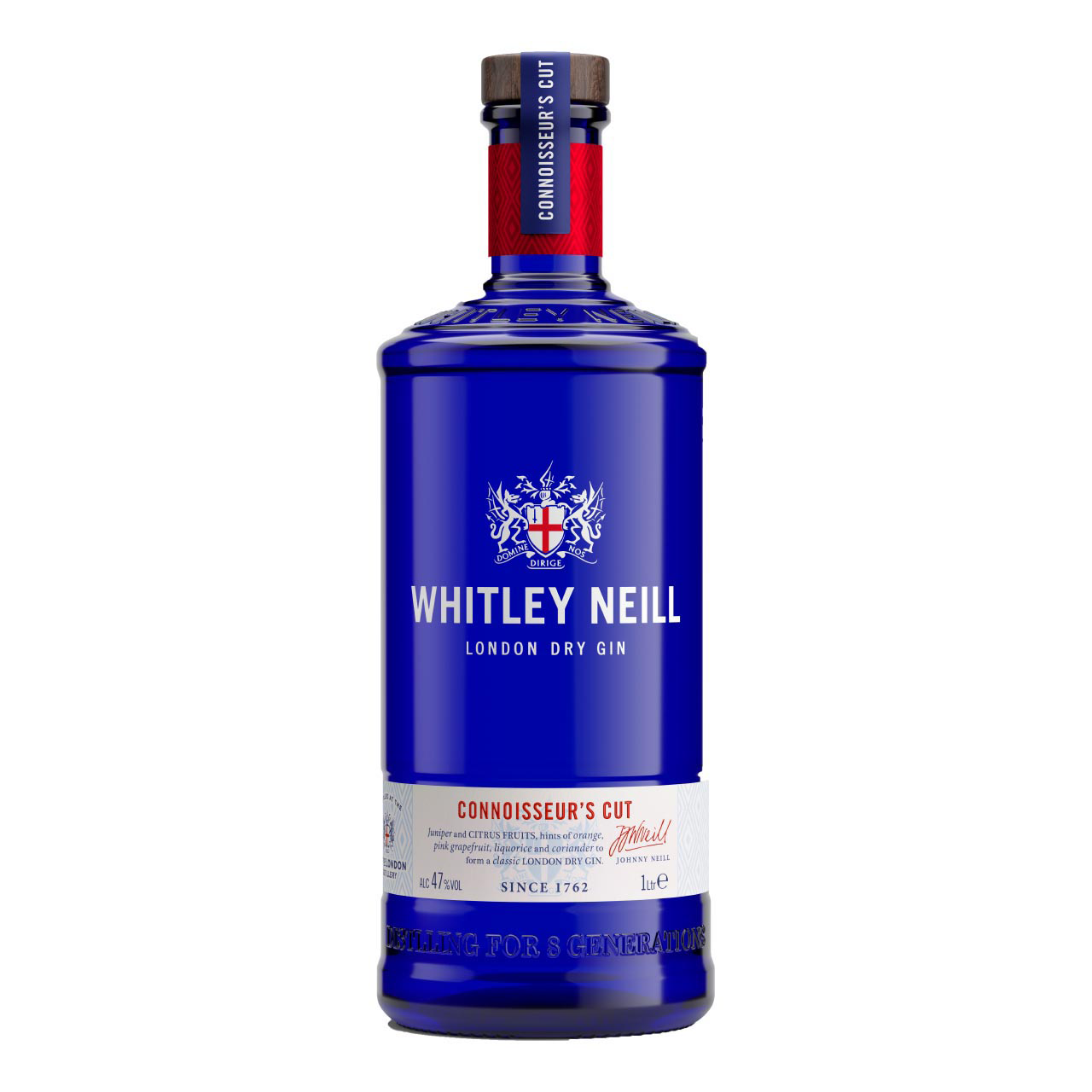 Whitley Neill Connoiseur's Cut 47%vol. 1 Liter Whitley Neill Connoiseur's Cut 47%vol. 1 Liter