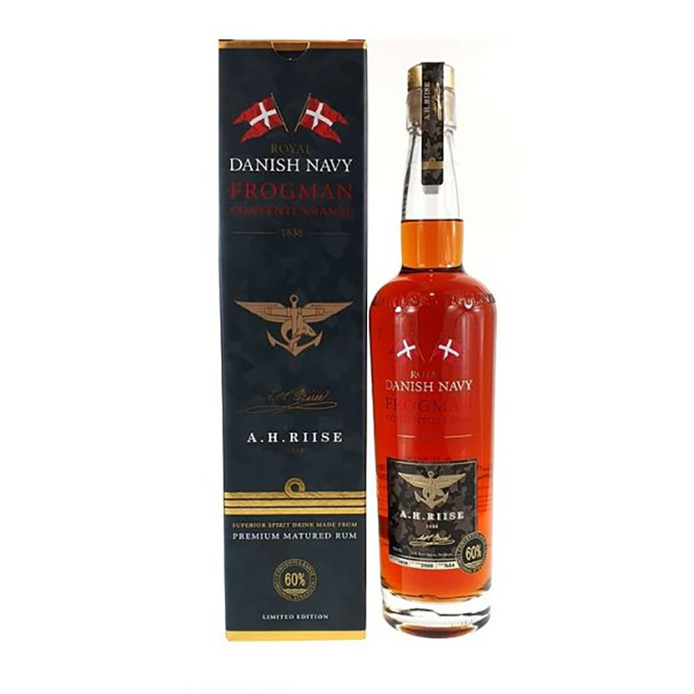 A.H.Riise Frogman Conventus Ranae Navy Rum 60%vol.