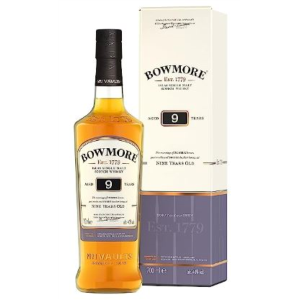 Bowmore 9 Years Single Malt 0,7 Liter 40%vol Bowmore 9 Years Single Malt 0,7 Liter 40%vol