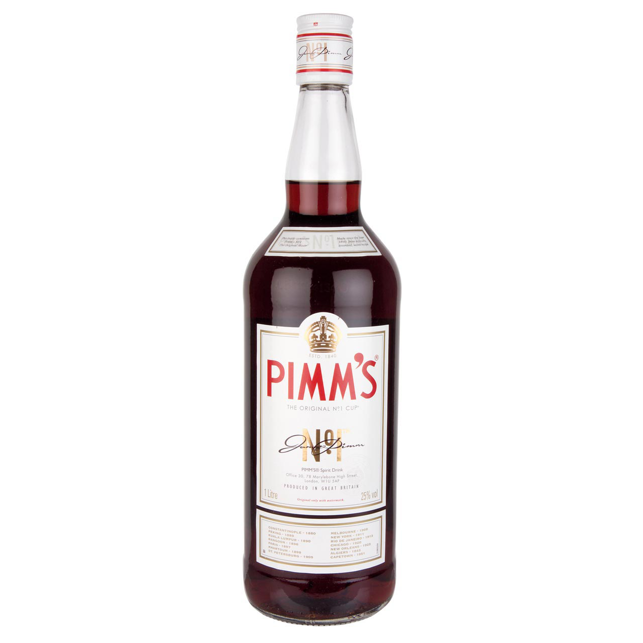 Pimms No. 1 Cup 1 Liter 25%vol. Pimms No. 1 Cup 1 Liter 25%vol.