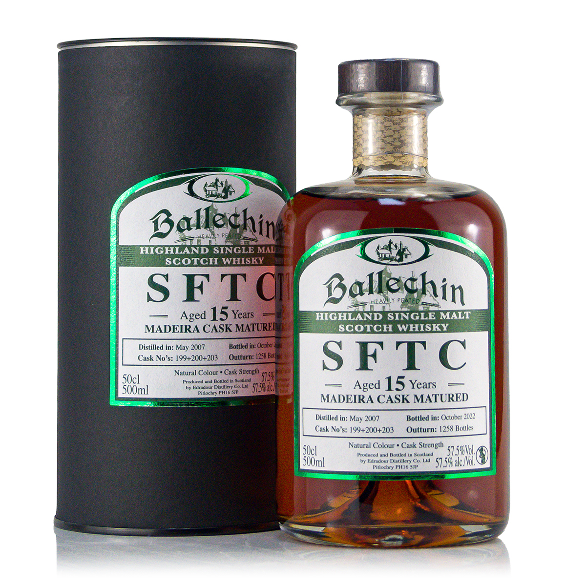 Ballechin 15 Years Madeira Cask 2007/2022 57,5%vol. 0,5Liter Ballechin 15 Years Madeira Cask 2007/2022 57,5%vol. 0,5Liter