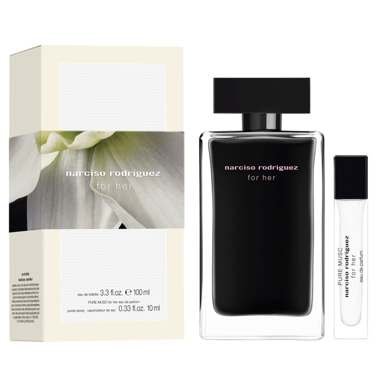 Narciso Rodriguez Set For Her EdT 100ml + 10 ml Pure Musc EdP