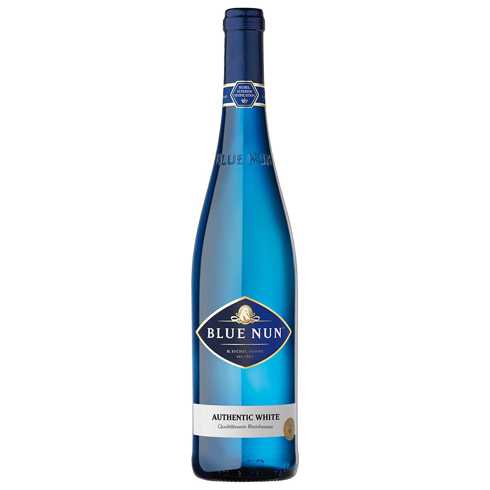 Blue Nun QbA. Rheinhessen lieblich 0,75 Liter 10%vol. Blue Nun QbA. Rheinhessen lieblich 0,75 Liter 10%vol.