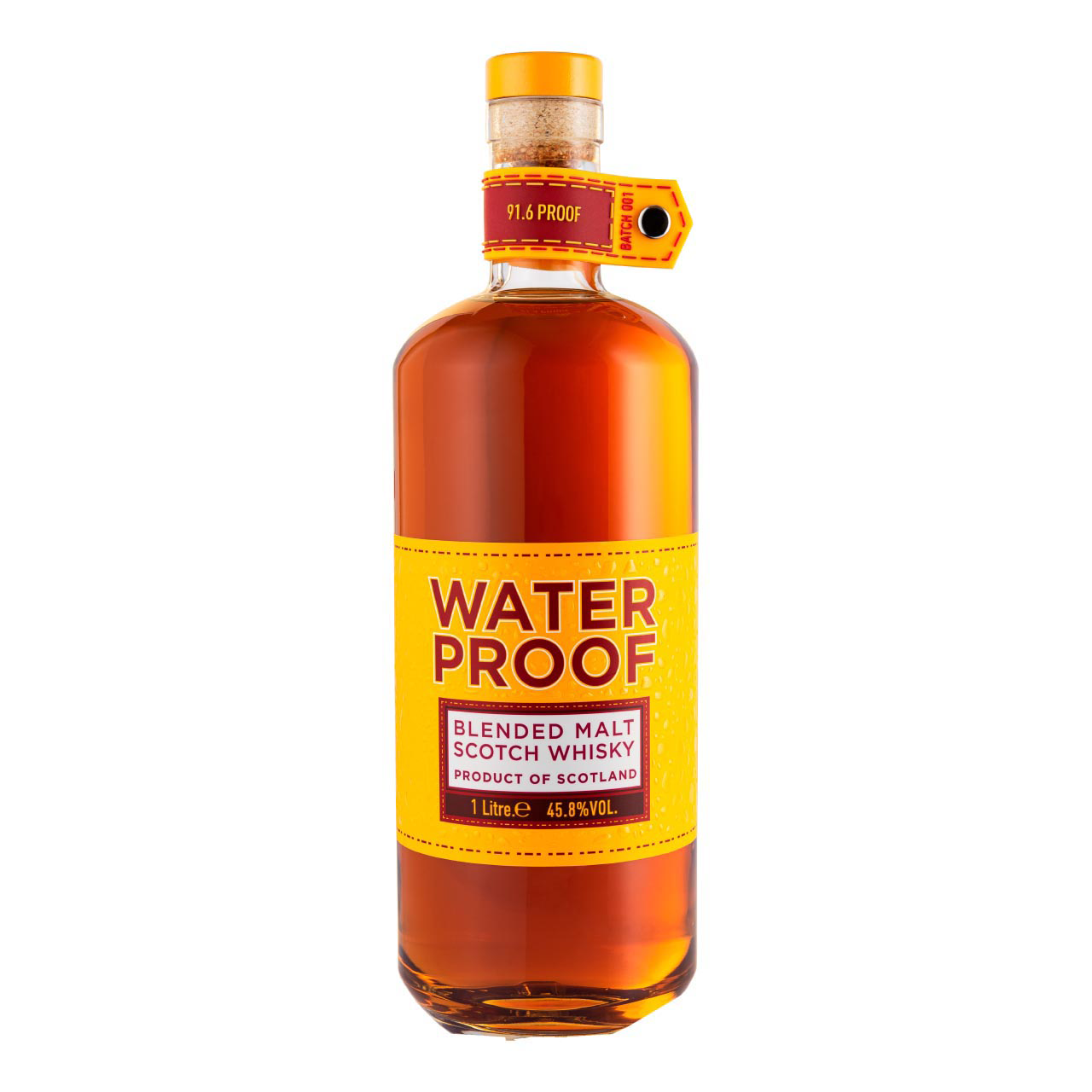 Waterproof Blended Malt  45,8%vol. 1 Liter