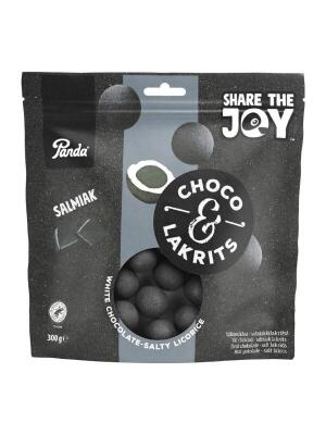 Panda Soft & Fresh White Choco & Salmiak Dragée 300g