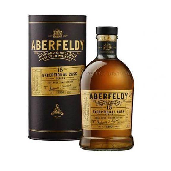 Aberfeldy 15 Years Exceptional Cask Sherry Finish 0.7 liters 43% vol.