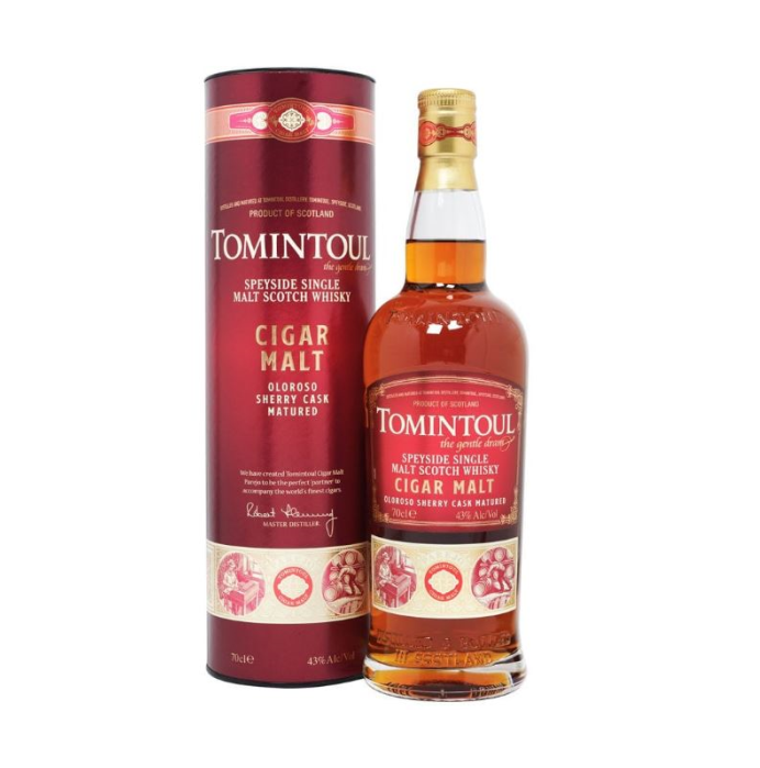 Tomintoul Cigar Malt 43%vol. 0,7 Liter 