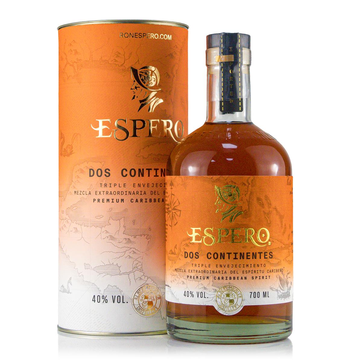 Espero Dos Continentes 40%vol.  0,7 Liter Espero Dos Continentes 40%vol.  0,7 Liter