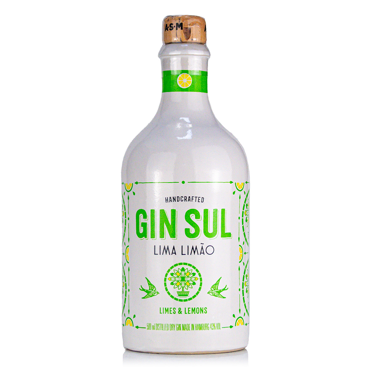 Gin Sul Lima Limao 43%vol. 0.5 Liter
