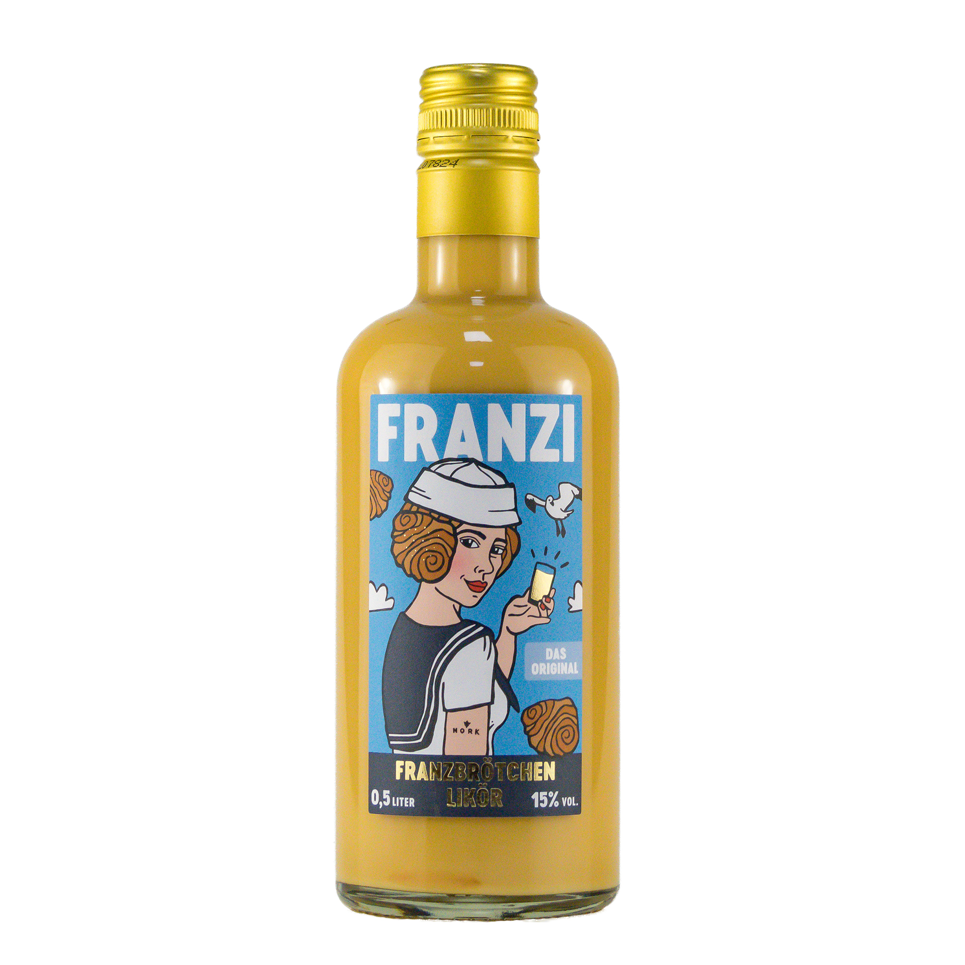 Franzi Franzbrötchenlikör 15%vol.  0,5 Liter