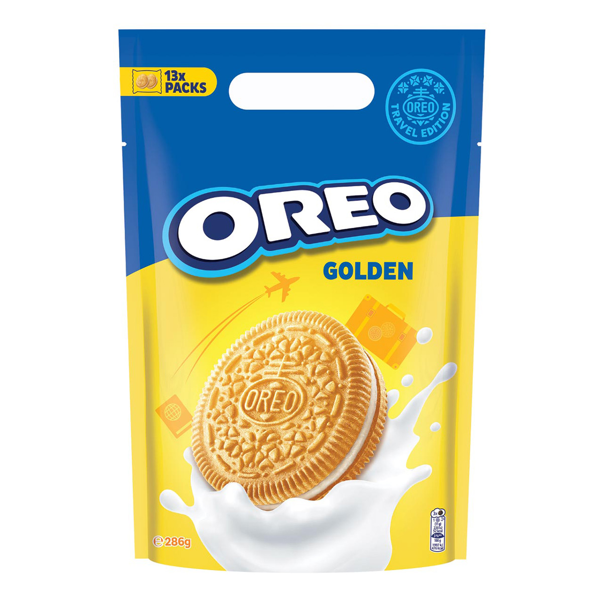 Oreo Golden Tasche 286g Beutel