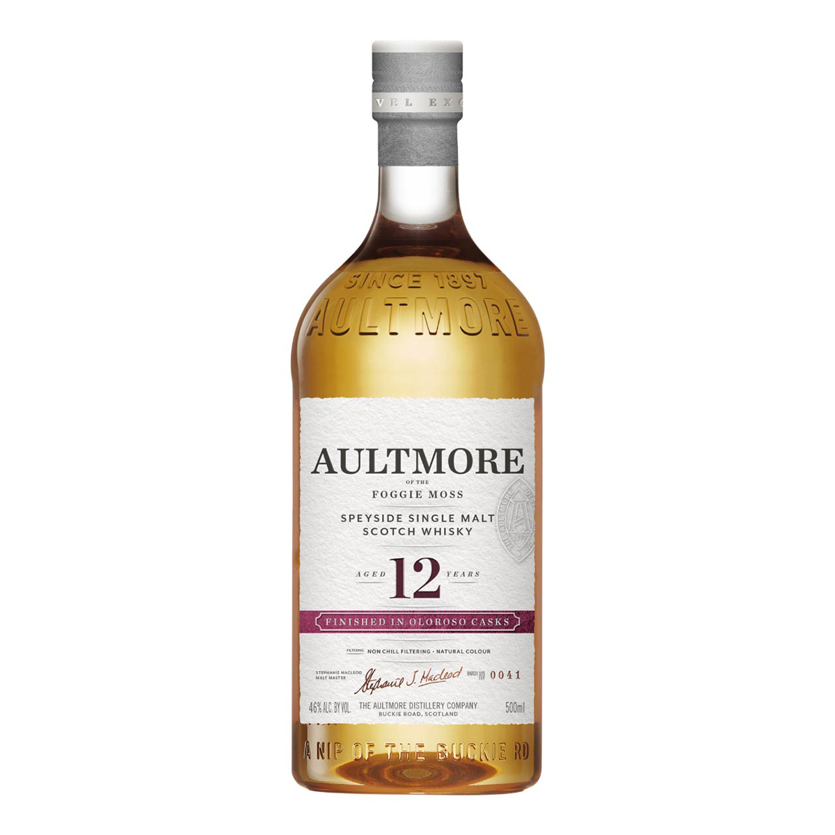 Aultmore 12 Years Speyside Whiskey 0.5 liters 46% vol.