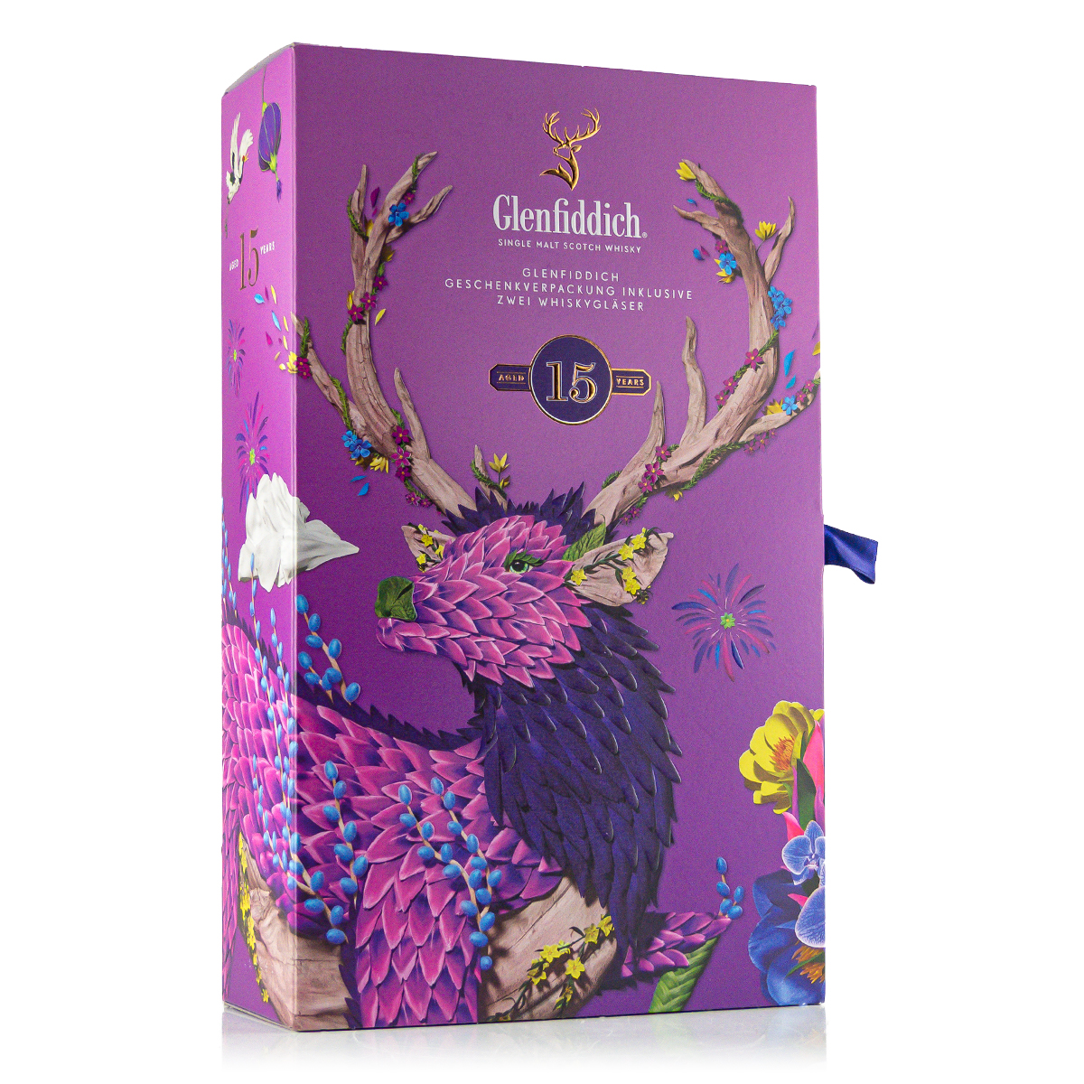 Glenfiddich 15 Years Solera Reserve 40% vol. 0,7 L + 2 glasses Glenfiddich 15 Years Solera Reserve 40% vol. 0,7 L + 2 glasses