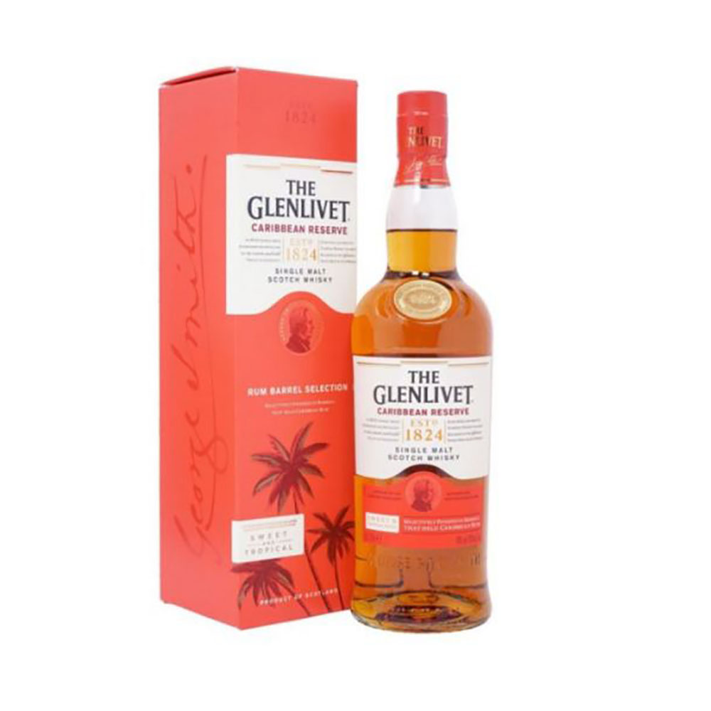 Glenlivet Caribbean Reserve 40% vol. 0.7 liters Glenlivet Caribbean Reserve 40% vol. 0.7 liters