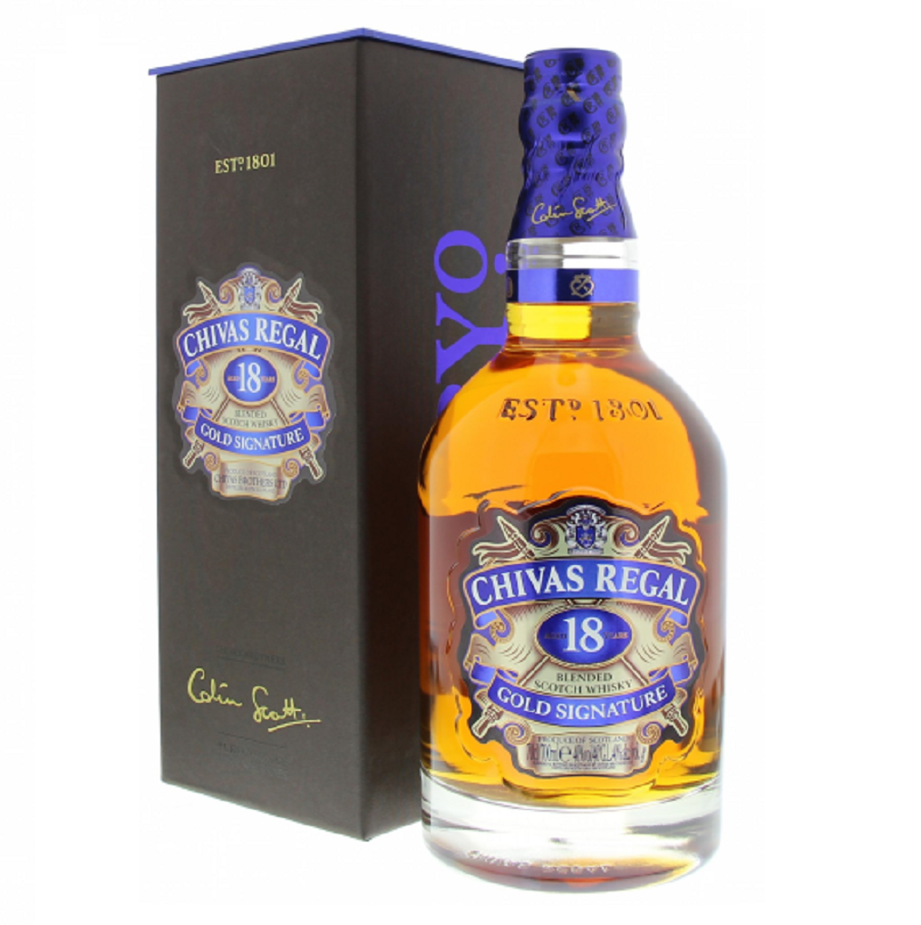 Chivas Regal 18 Years + GB 0,7 Liter 40% vol.