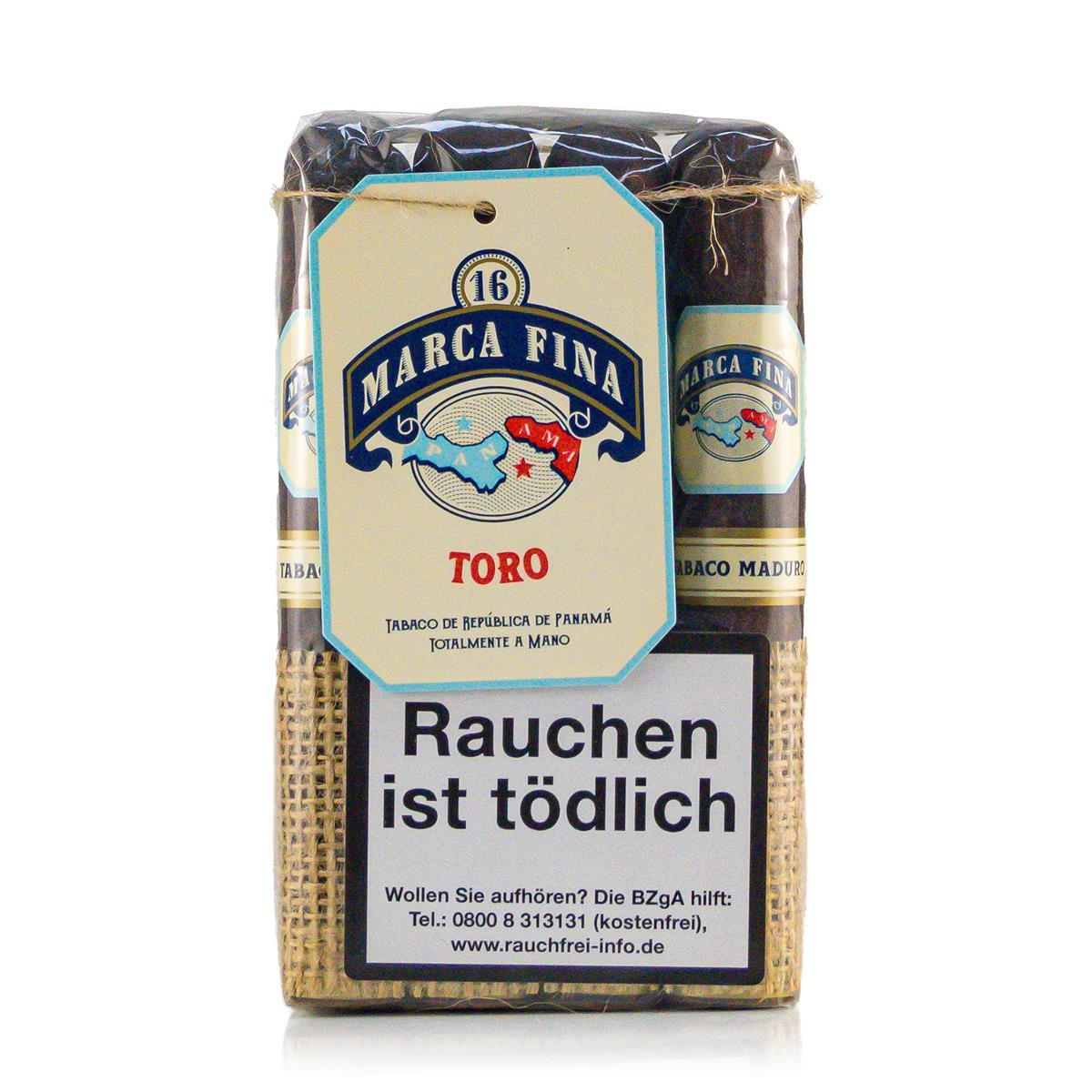 Marca Fina Panama MADURO Toro 16er Marca Fina Panama MADURO Toro 16er