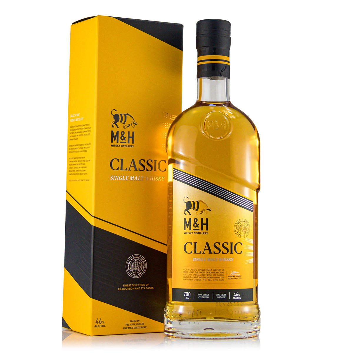 M&H Classic Single Malt 46%vol. 0,7 Liter