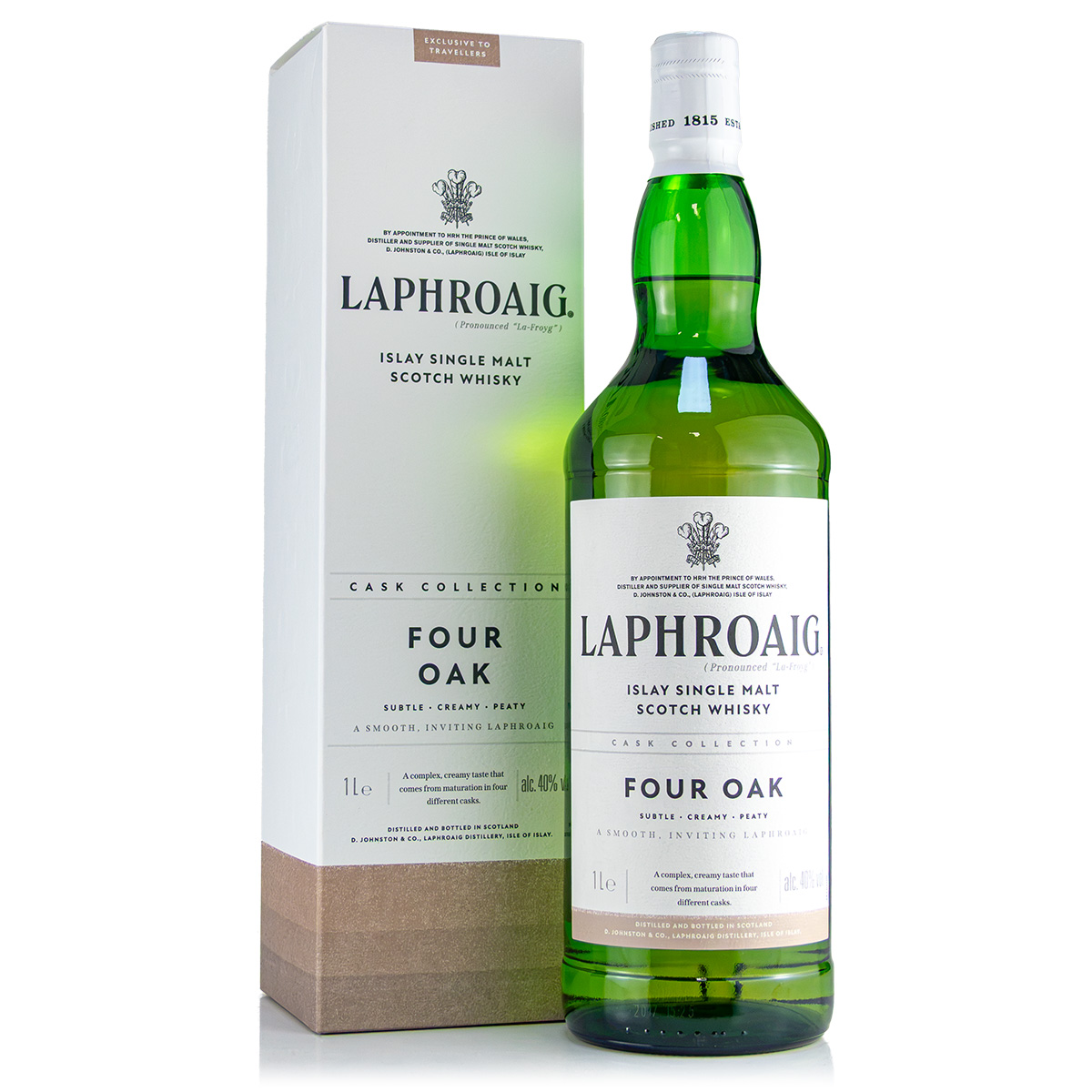 Laphroaig Four Oak 1 liter 40% vol.